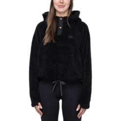 686 Crop Sherpa Womens Hoody 2023 -Utahskis 686 Crop Sherpa Womens Hoody 22 23 BLAC 1