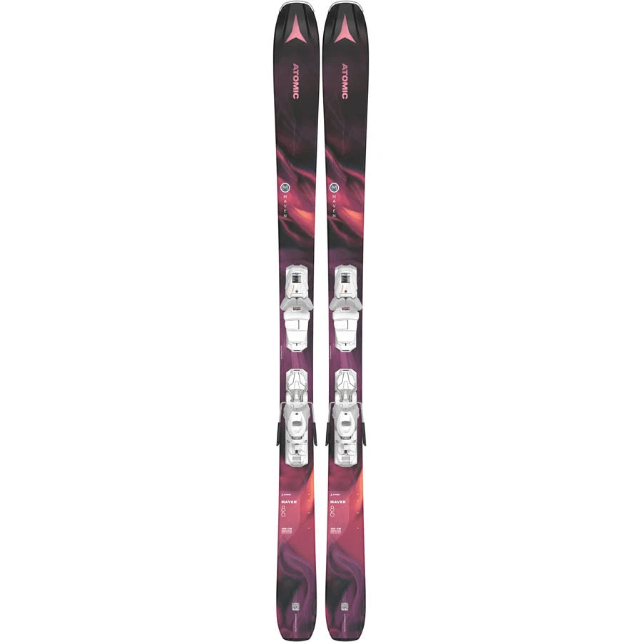 Atomic Maven 86 R Womens Skis / M10 GW Ski Bindings 2023 2 Atomic Maven 86 R Womens Skis / M10 GW Ski Bindings 2023 - Image 2