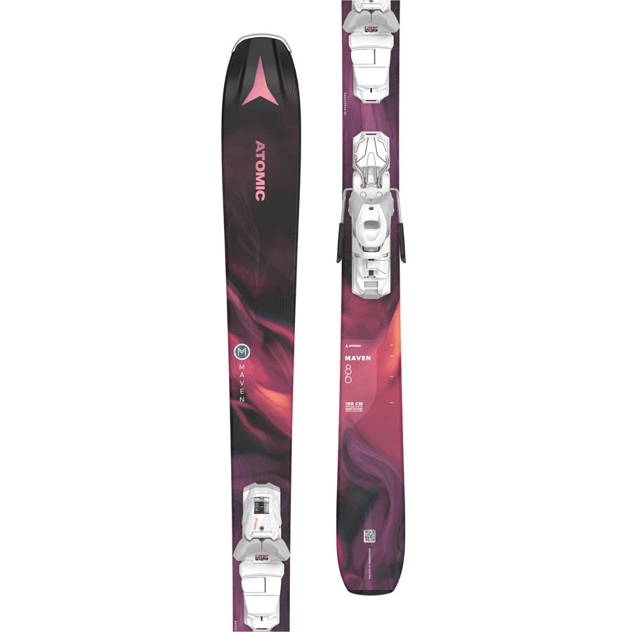 Atomic Maven 86 R Womens Skis / M10 GW Ski Bindings 2023 5 Atomic Maven 86 R Womens Skis / M10 GW Ski Bindings 2023 - Image 5