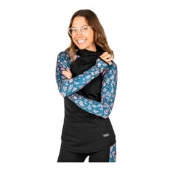 Black Strap Therma Hooded Womens Base Layer Top 2023 -Utahskis Black Strap Therma Hooded Womens Base Layer Top 22 23 TNYF 1