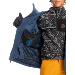 Quiksilver Mission Printed Boys Jacket 2023 -Utahskis Quiksilver Mission Printed Boys Jacket 22 23 IBLS 3