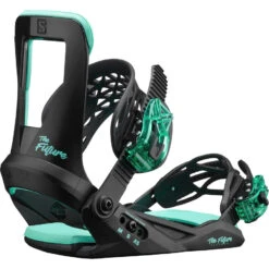 Salomon The Future Kids Snowboard Bindings 2023 -Utahskis Salomon The Future Kids Snowboard Bindings 22 23 BKMI 2